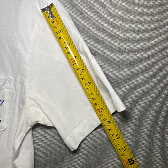 Vineyard Vines Men Short Sleeve Pocket Crew Neck Tee T-Shirt "FLAG SAILS" XS - Picture 7 of 9